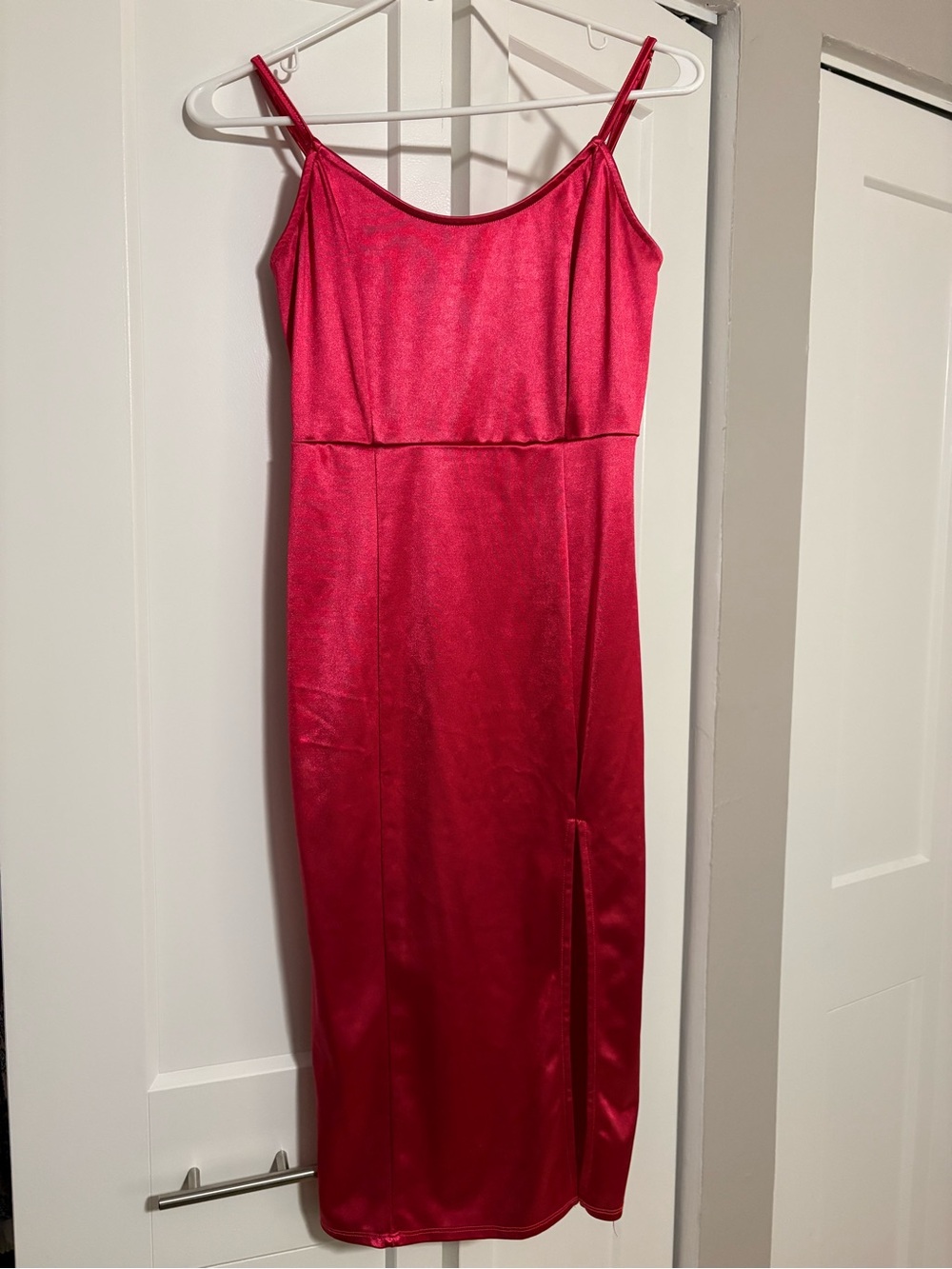 Forever 21 Silk Slit Dress (S)